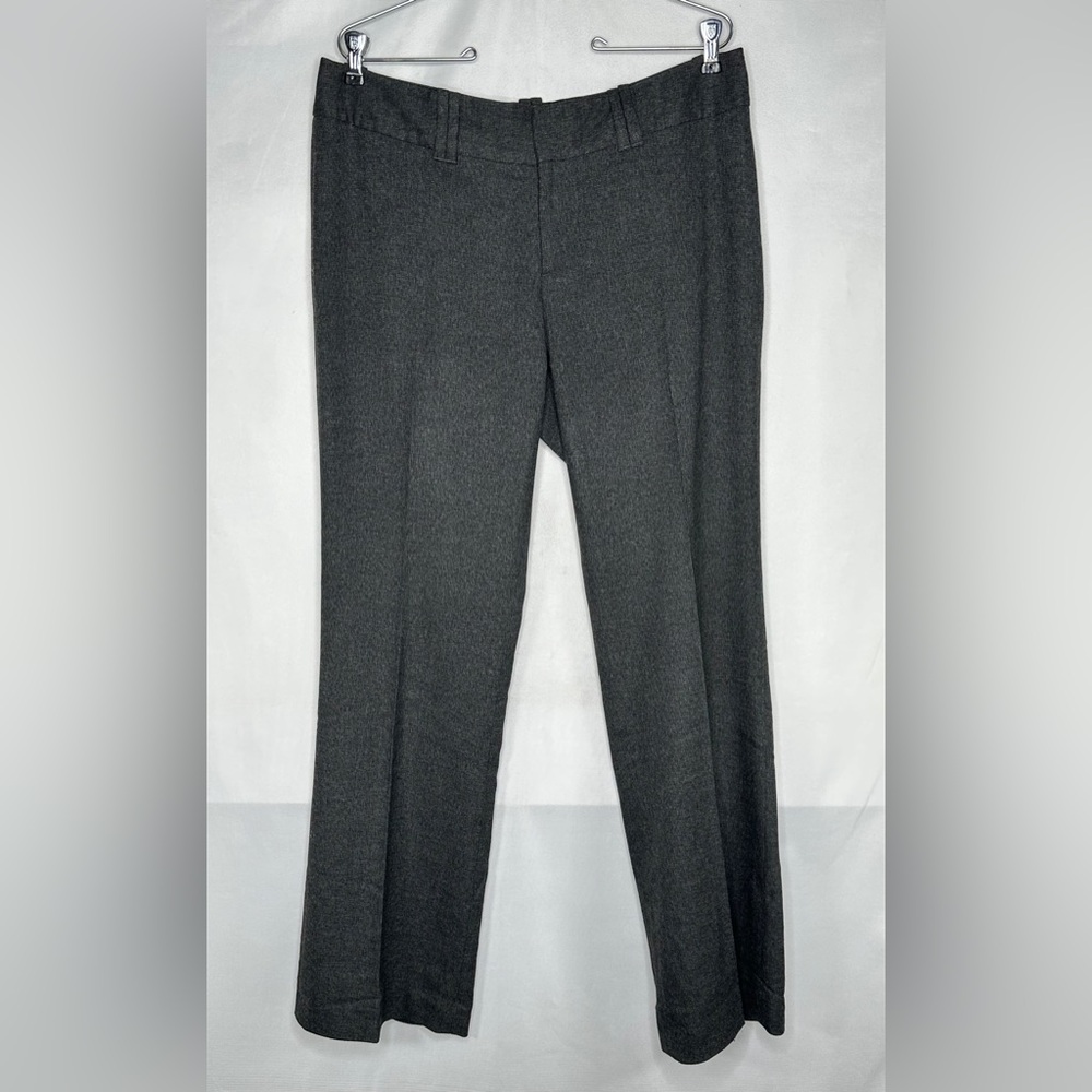 Banana Republic Trousers Black Gray Wide Leg Dress Pants Career Wear‎ Sz 12